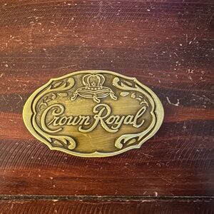 Crown Royal Canadian Whiskey Belt Buckle
